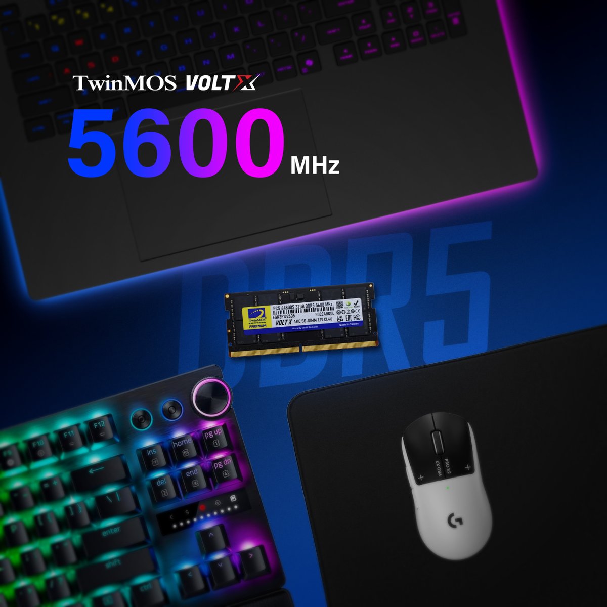 twinmos's tweet photo. โก Next-Gen Speed. Maximum Performance.
Upgrade your laptop with #TwinMOS VOLTX DDR5 SO-DIMM for blazing-fast multitasking, up to #5600 MHz performance, energy efficiency, and a lifetime warranty.
๐ฉ sales@twinmos.com
#TwinMOS #VOLTX #DDR5 #LaptopRAM #NextGenSpeed https://t.co/pLxI4fsHXp