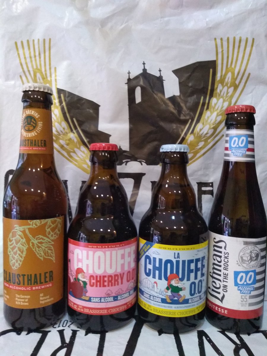 CerveZeres's tweet photo. #BuenosDias 🌞 CerveZer@s #cervezas 🍻 #sinalcohol #nonalcoholic #alcohol #FREE🥳🥳🥳🥳 ALEMANIA🇩🇪 @ClausthalerBeer #dry #Hopped 0.4% BÉLGICA🇧🇪 #Chouffe #cherry 0.0% y #lachouffe #blonde 0.0% y @liefmansbrewery #fruitesse 0.0% #proost🍻 #sante🍻 #Buen #Martes para tod@s #salud🍻 https://t.co/eIZtiQW8wz