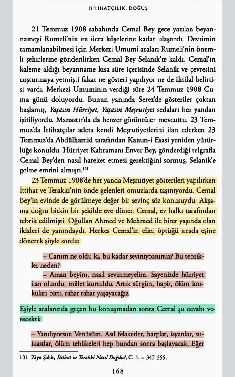 TurancUlkucu's tweet photo. “Asıl felaketler, harplar, isyanlar, suikastlar, ölüm tehlikeleri hep bundan sonra başlayacak. Eğer  kucağımdaki şu yavrumun torunu bir gün bu memlekette rahat yaşarsa ben ve arkadaşlarım bugün için ancak o zaman tebrike layık olabiliriz.”

Cemal Paşa https://t.co/5OlJvvQWJC