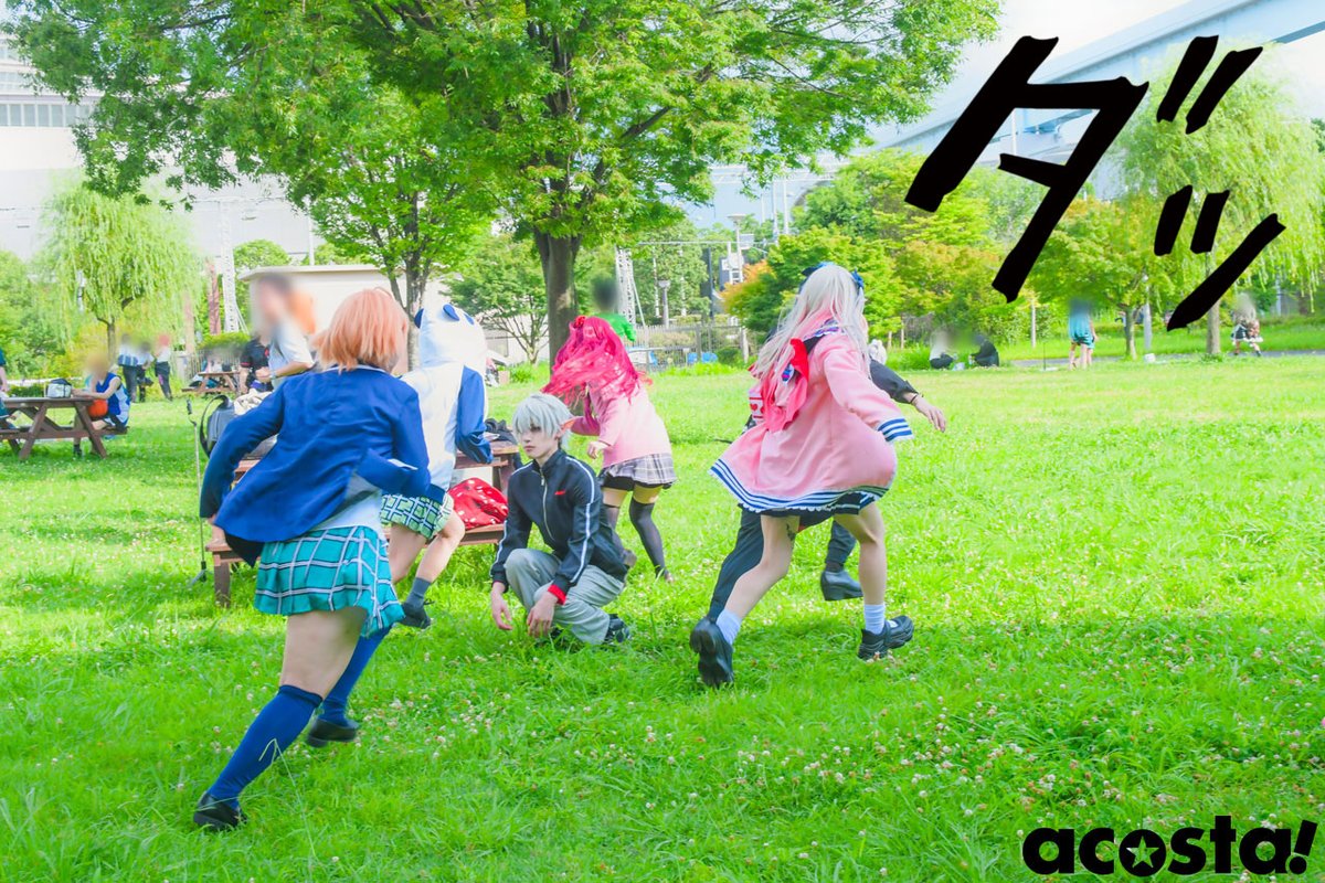 hacoPR's tweet photo. ＼🍑吉田レポ更新しました🍑／

【初開催】acosta!＠TFTビルレポ！
▶️https://t.co/mVPkWKjKHp

レポートカメラマンさんは秋彦さん（@akihiko_cos）
暑い中🥵外で、た～～～～っくさん撮影してくださいました✨是非最後までご覧ください😆👍

#アコスタTFT https://t.co/13Eoy9FYNo