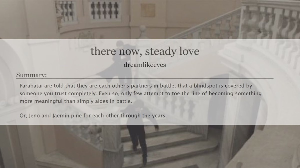 tooruluvr's tweet photo. title: there now, steady love
ship: nomin/jenjaem
🔗: https://t.co/TRuyKMQqLJ 

I was inspired by every yearning song you can think of. hope you enjoy <3 :) https://t.co/xK62sIZvbU