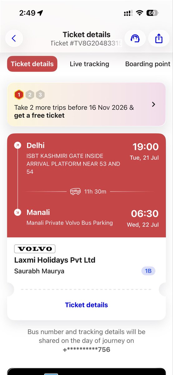 aachmangarg1's tweet photo. @redBus_in @holidays_laxmi @jagograhakjago My bus was cancelled now I complaint to redbus they are telling to resolve in 2 days.! Shall I wait 2 days on bus stand? https://t.co/OdH21l0Jen