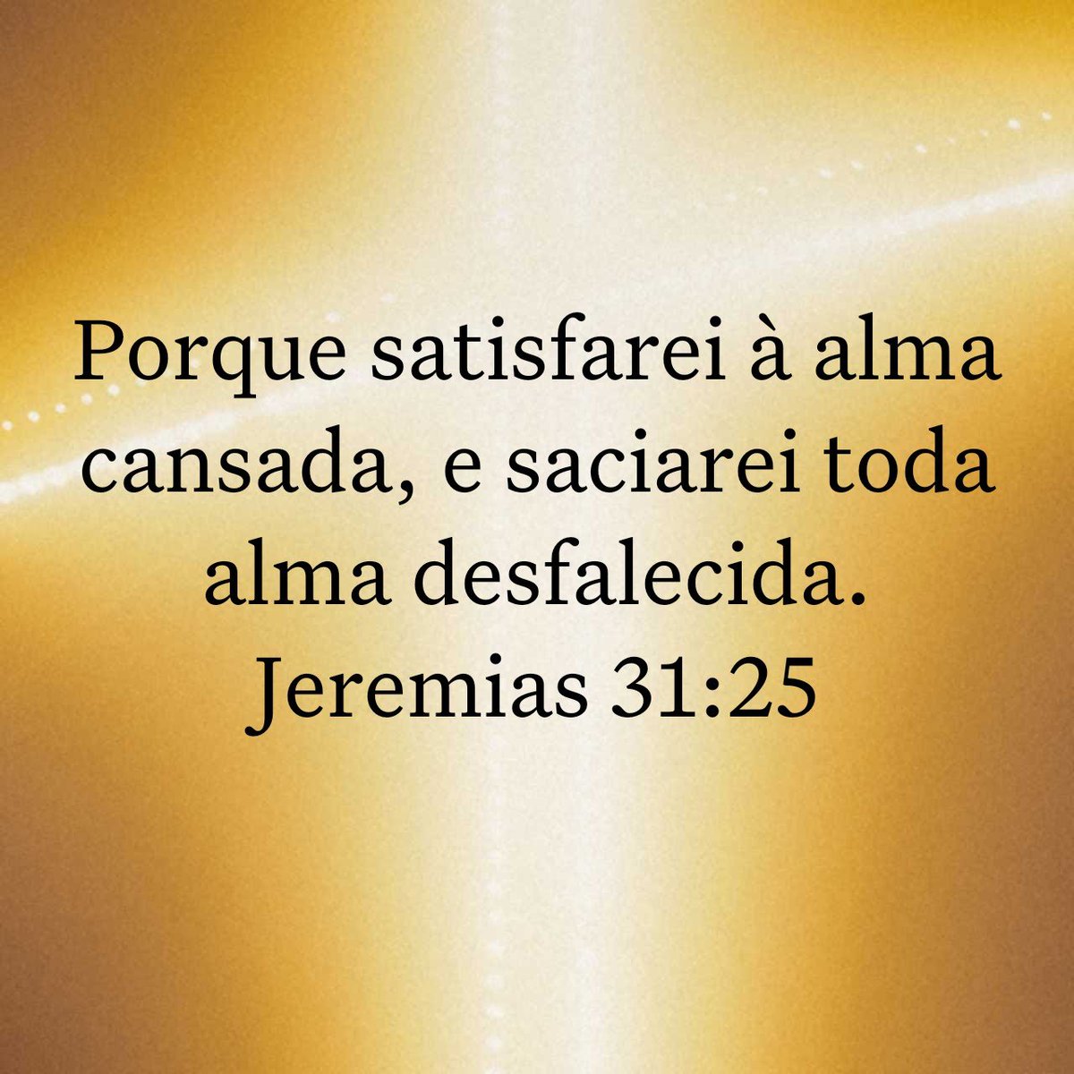 bibliaminuto's tweet photo. Porque satisfarei à alma cansada, e saciarei toda alma desfalecida.
Jeremias 31:25 https://t.co/osfzzIGMab