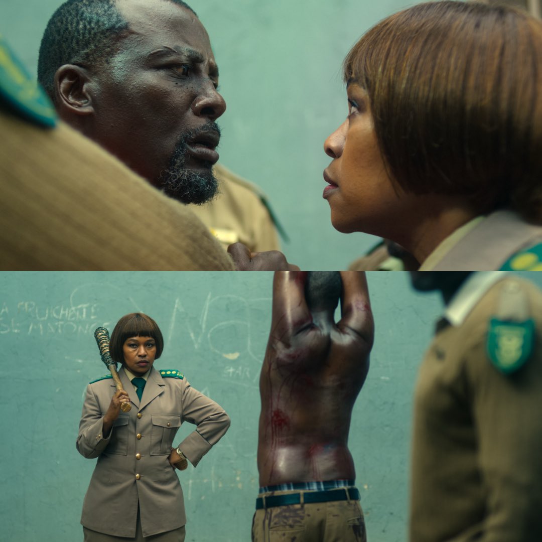 Jabu_Macdonald's tweet photo. New images of Sindi Dlathu as Agnes Khoza in Netflix’s upcoming drama series, ‘Umthetho’

Sindi Dlathu stars as Agnes Khoza, the prison’s ruthless Head of Centre.

The new series premieres 14 August 2026 on Netflix. https://t.co/xhWR4k25kR
