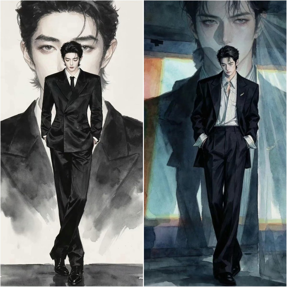 BunnyZhan1991's tweet photo. The handsome ceo in manhua! 

#XiaoZhan https://t.co/lvDrycdCeY