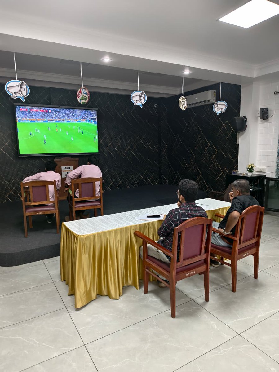 distcollege's tweet photo. 🏆🎙️ Football Commentary Competition 2026 ⚽

The Seminar Hall witnessed an exciting display of creativity, spontaneity and football knowledge as participants brought the thrill of the beautiful game to life through their commentary! 🔥

#Football #FootballCommentary https://t.co/fx3jJWR9W7
