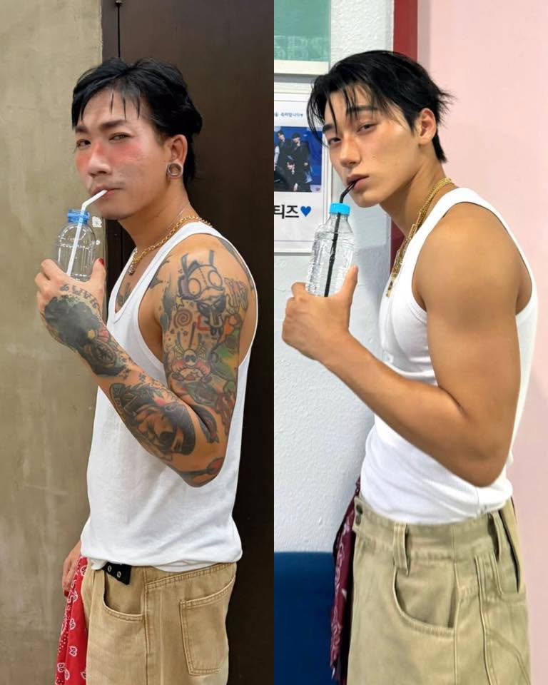 KseriesHub's tweet photo. แจ๊สหาทำมาก เป๊ะทุกท่ามากพ่อ
ซมซาน               vs                ซาน

#แจ๊สชวนชื่น    #แจ๊สสปุ๊กนิค 
#SAN #SanAteez #ATEEZ https://t.co/P5muG8U5mD