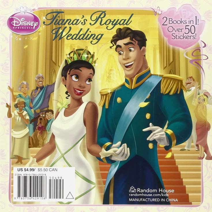 Reiyabns's tweet photo. Tiana and Naveen on their wedding day https://t.co/MUOkKM4XN1