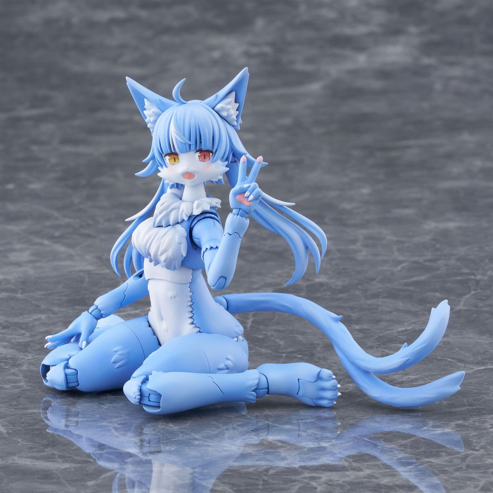 満を持してアオシマから「けもプラ おまねこ」登場！ケモ×ミリタリー