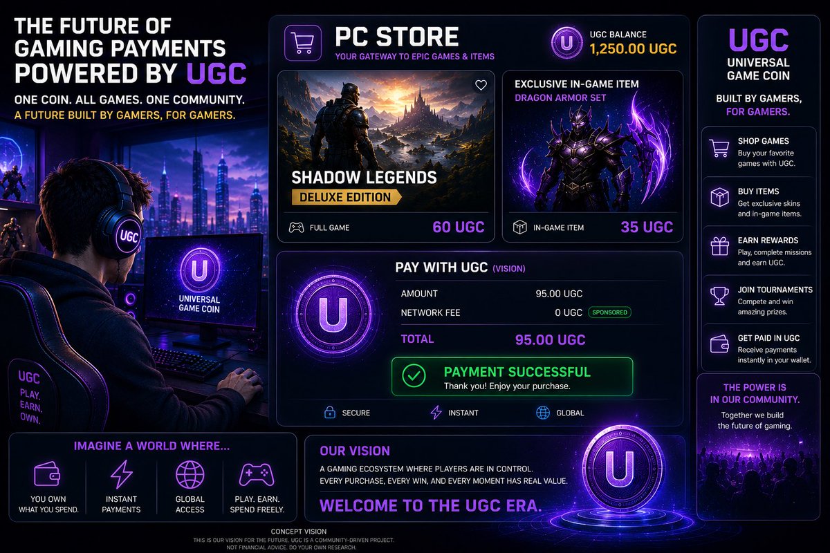 @Official Universal Game Coin tweet media