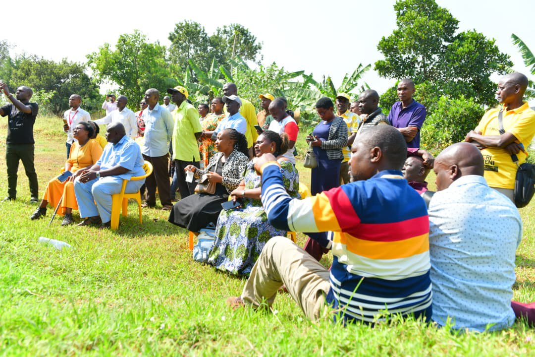 NRMOnline's tweet photo. UPDATE: Ankole Sub region Cordinator and commissioner NRM Electoral Commission Dr James Tweheyo together with NRM Women's League Chairperson Mrs Adrine Kobusingye are holding a meeting with sub-county chairpersons of Sheema district for final preparations of tomorrow's village barazas and Women council elections slated for Thursday, July 23, 2026. 

Dr. Tweheyo has urged the leaders to mobilise massively and ensure the success of the Barazas. #LocalCouncilElections 
#VoteNRM