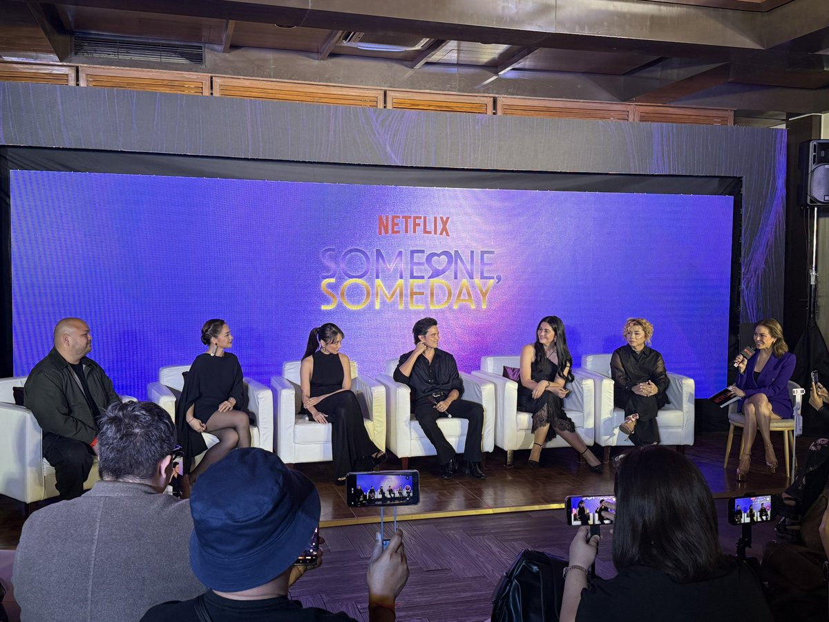 kowalerts's tweet photo. HAPPENING NOW: The Grand Mediacon of #SomeoneSomeday by Netflix! Present now is Kathryn Bernardo, James Reid, Dimples Romana and Maja Salvador with Directors Dolly Dulu and Chad Vidanes.

coming this July 24 na on Netflix!! https://t.co/I51XOqn9B3