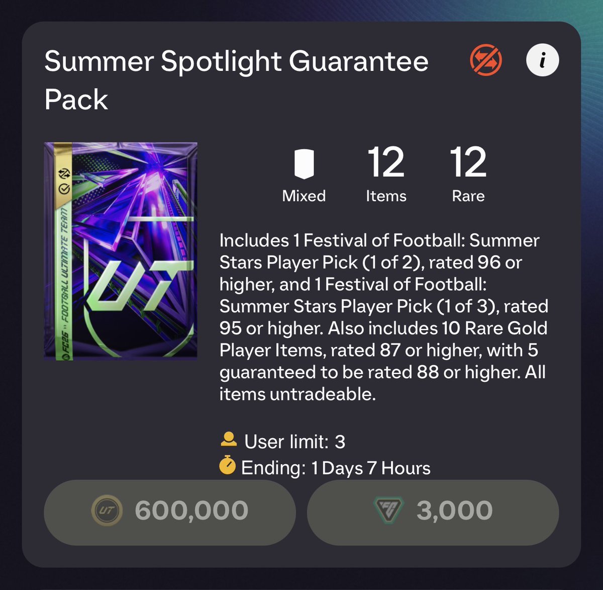FC26News_'s tweet photo. 🚨 24 Hour 600k Pack Giveaway! 🔥 

• ✅ Like + RT
• ✅ Follow me + @SuperCoinsy
• 👇 Comment your console 

Winner picked tomorrow 🥳  #fc26 https://t.co/n2CBfDY2Bg