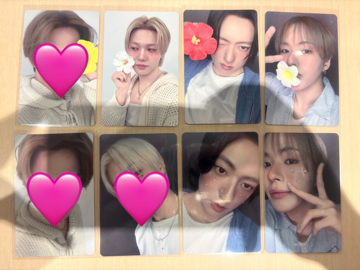 myk_teume20's tweet photo. TREASURE POP-UP 神戸

【譲】下記画像
(上)8000円特典 アサヒ、ドヨン、ハルト、ジェヒョク
(下)1万円特典 アサヒ、ジフン、ハルト、ジェヒョク

【求】同種ジョンファン、ジョンウ

7/25ジーライオン手渡し交換＞郵送
お気軽にお声掛けください✌🏻✌🏻 https://t.co/RRT0vVe1Qq