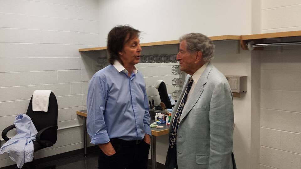 carlosgvizcaino's tweet photo. #TonyBennett #PaulMcCartney https://t.co/Ak4lOaup9h