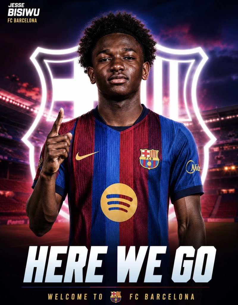 FullTime90X's tweet photo. 🚨𝗩𝗜𝗡𝗖𝗘𝗡𝗧 𝗞𝗢𝗠𝗣𝗔𝗡𝗬:

🗣️ “A player I wish I had signed for Bayern is Jesse Bisiwu. Barcelona have signed him now.” 🔵🔴

🗣️ “I was pressing the Bayern board so much to sign him for the Bayern academy, but Barcelona were quicker than us.” ⏳

🗣️ “They have signed arguably the biggest talent ever produced by Belgium.” 🇧🇪⭐

🗣️ “The world will see what Jesse Bisiwu can do in a couple of years. He is an incredible talent who can play on both wings and is ambipedal.” 🌍✨

🗣️ “I love his playstyle. He plays very much like Lamine Yamal.” 🎨

🗣️ “I can’t wait to see him succeed. I wish him the very best at FC Barcelona.” 💙❤️