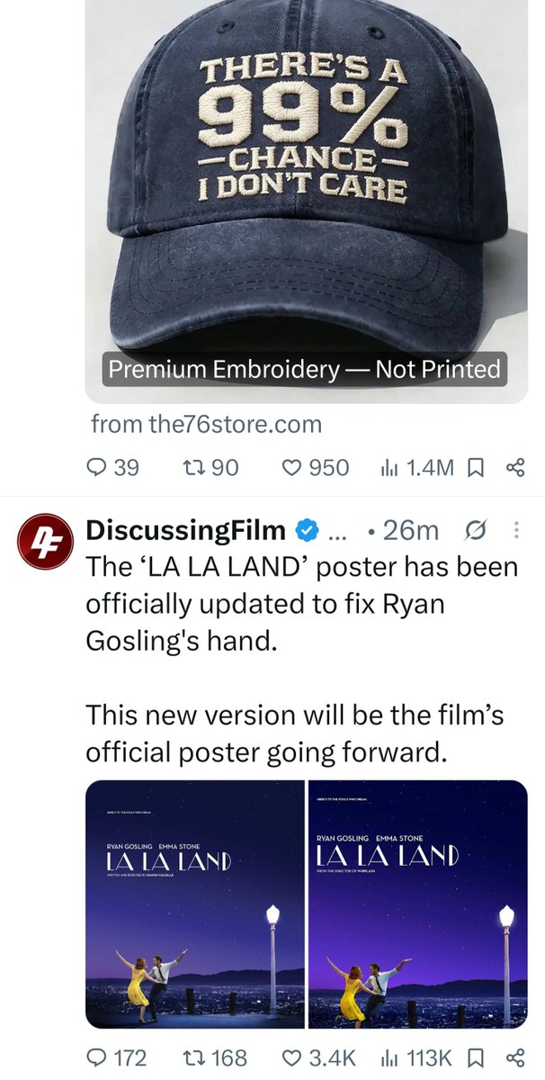 simplyutd78's tweet photo. @DiscussingFilm Appropriate advert above this post. https://t.co/ax3Xx7wrm6