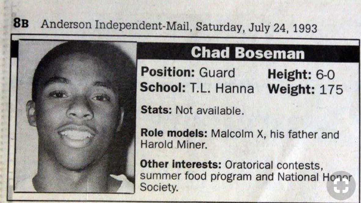 opolot_ronnie's tweet photo. A young Chadwick Boseman during his high school basketball career at T.L. Hanna High School.🕊️ https://t.co/ftVezBfgCO