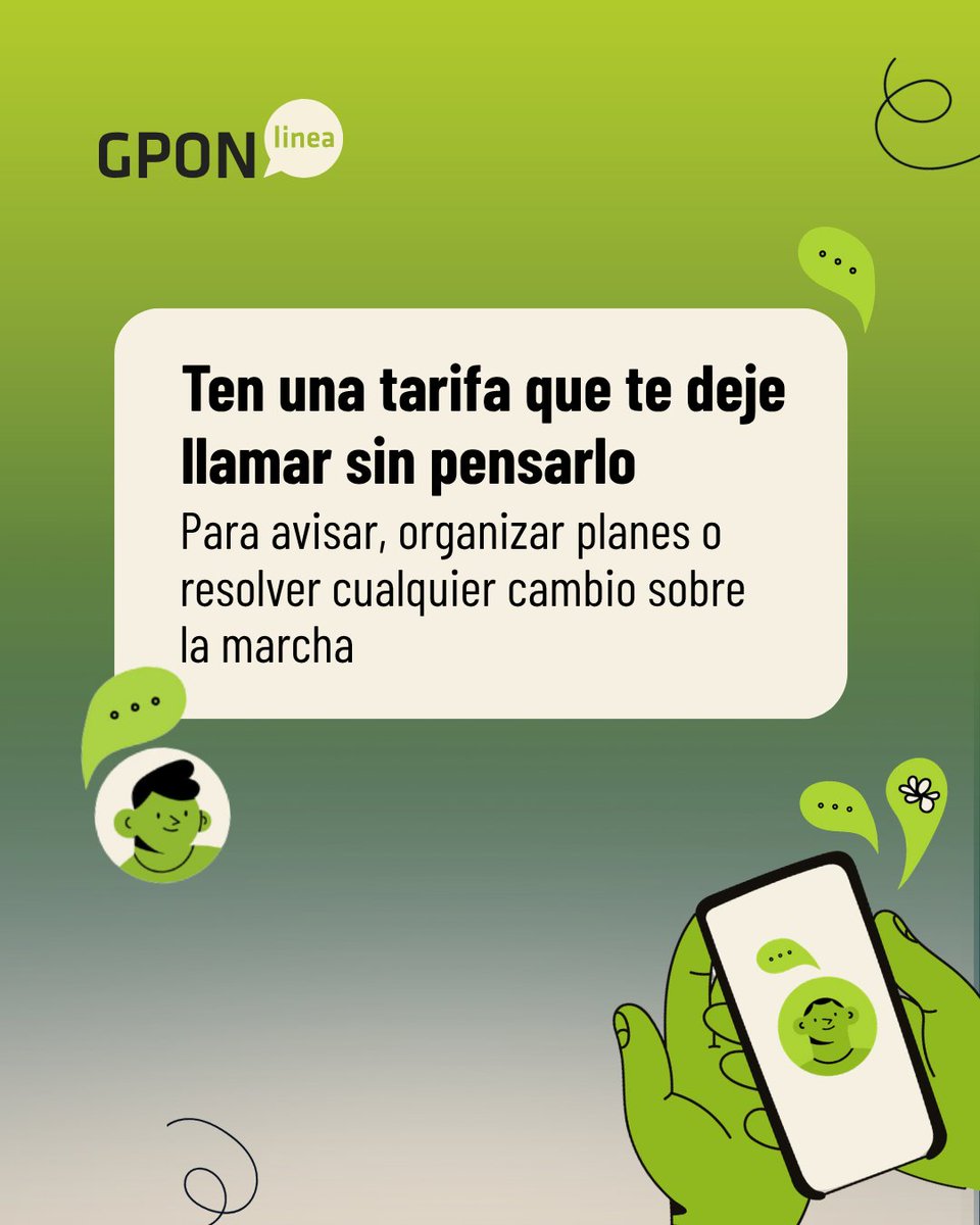 GponLinea's tweet photo. Por 6,95€/mes, IVA incluido, puedes llamar siempre que quiera y tendrás 50GB 📱
 
¡Infórmate!
📞 956 762 034
.
.
#gpon #movil #tarifas #gponlinea #telefonia #lalineadelaconcepcion https://t.co/Az5TsoLPwc
