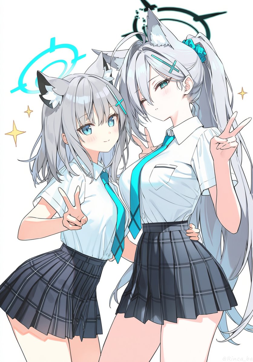 Rinca_ba's tweet photo. 砂狼シロコ＆シロコ＊テラー
#ブルアカ #BlueArchive　　　　　　　　　　　　　　　　　　　　　　　　　　　　　　　　　　　　　　　　　　　　　　　　　　　　　　　　　　　　　　　　　　　　　　　　　　　　　　　　　　　　　　　　　　　　　　　　　　　　　　　　　　　　　　　　　　　　　　　　　　　　SFW illustration