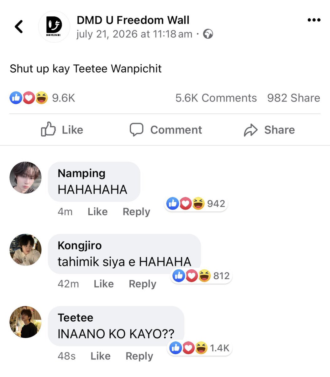 maichaiilatte's tweet photo. #DMDGen3 filo au,
random convos and postings i found online which reminds me of gen 3 kasi miss ko na sila 😭 HAHAHAHA
ps. characters are pretty much ooc and please keep in mind that this is for entertainment only https://t.co/jocKiftDLQ
