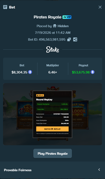 evoslotgaming's tweet photo. As you guys can see, people are printing on Pirates Royale… now I want to see you win too.

Drop your Stake username below, I’ll juice a few 👇🏻 https://t.co/Tpn11ipcvA