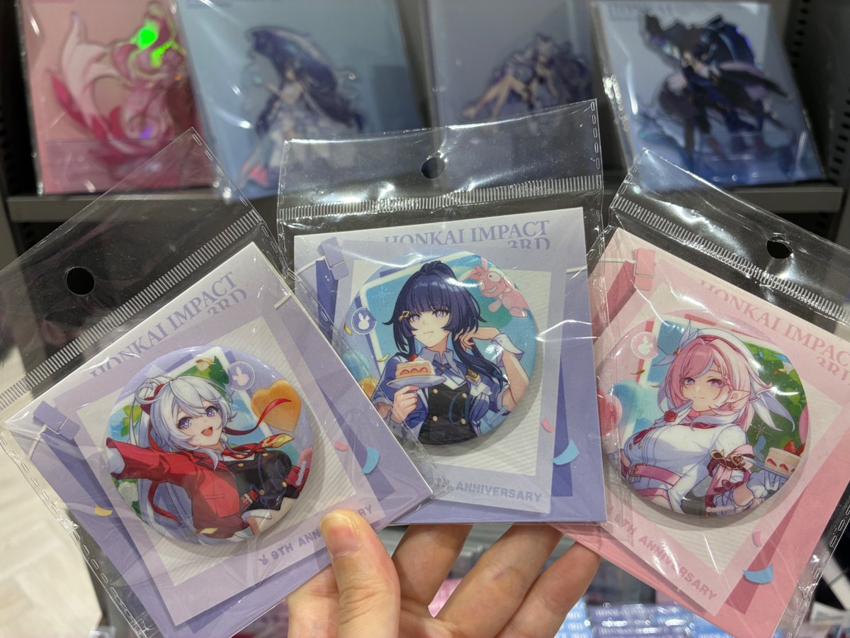 ✨ #崩壊3rd 周年記念グッズ各種 好評販売中！ キアナ、雷電芽衣