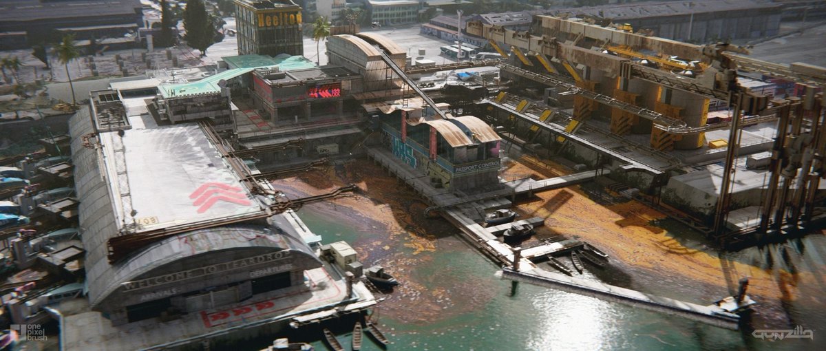 onepixelbrush's tweet photo. Concept art is all about the process! Here are early looks at Public Docks for #OffTheGrid. We tested various moods, from polluted to overcast, before the final shot๐ฆ๐
CA: Daniele Solimene
AD: Piotr Krynski
CD: Shaddy Safadi
#ConceptArt #ScifiArt #Blender #b3d #Blender3D https://t.co/J1TriS14T0
