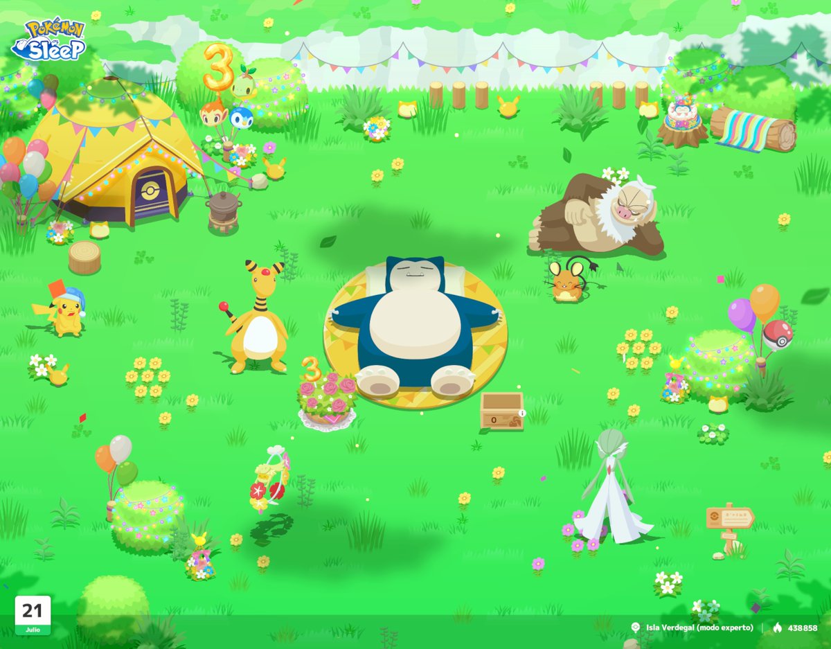 vaixala's tweet photo. My team this week
#PokemonSleep3rd
#PokemonSleep https://t.co/aYMeRdREih