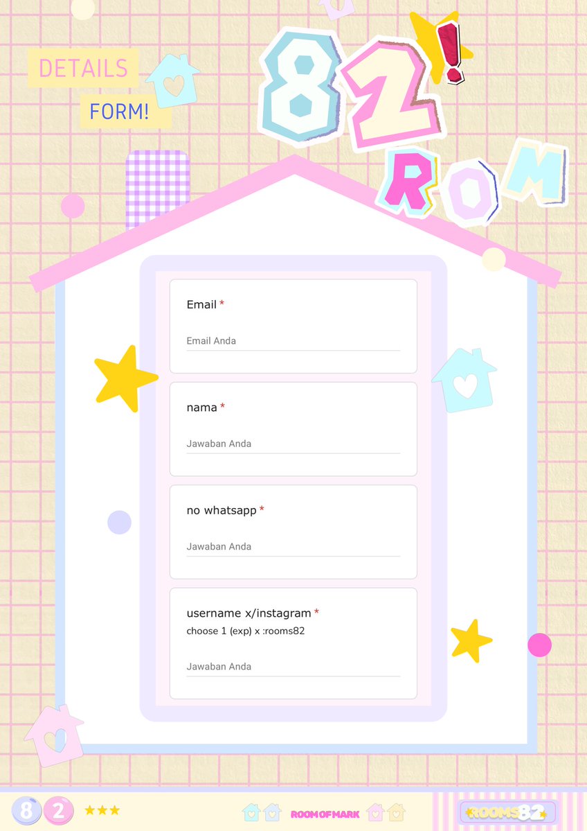 rooms82's tweet photo. 82ROM [𝙧𝙤𝙤𝙢 𝙤𝙛 𝙢𝙖𝙧𝙠]🚪🎀𓂃 ࣪˖
; 2026 mark lee birthday cafe event

form will open today at 20:00 wib, stay tuned!

𝘀𝗲𝘀𝗶 𝟭 https://t.co/I4iRTfXikF
𝘀𝗲𝘀𝗶 𝟮 https://t.co/X9LX1afDPW
𝘀𝗲𝘀𝗶 𝟯 https://t.co/GiRhwxr8jv

🧷 details form data and T&amp;C https://t.co/yBNNCy1RvO