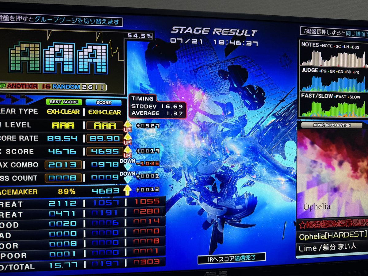 Rhythm_R_Rain's tweet photo. なんか下限はそんなに下手になってないかも https://t.co/laQvmSuOir