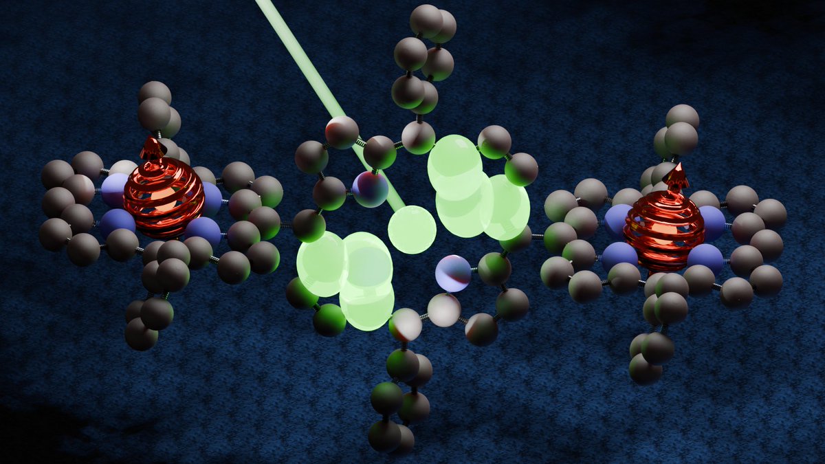 FSantanni's tweet photo. Excited to share our latest work published in @J_A_C_S! Light-activated coupling between molecular spin qubits. in a porphyrin trimer. Thanks to collaborators and supporters: @UniFi, @unipr, @NorthwesternU, @TCD_Chemistry, @HorizonEU and @MSCActions
https://t.co/mpemDAnR3d https://t.co/1sfEeyZDJo