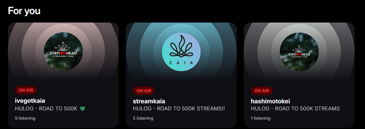 zaiastationhead's tweet photo. Good Evening, Zaia! Do you want to be a part of the 500k Spotify Streams for KAIA's Hulog today? 

Join these stations tonight as we reach half a million 
streams later! ✨

@hashikaia's: 
https://t.co/7fra9pK0VP

@ivegotkaia's:
https://t.co/JLw7Mjtt0O

@kaiazaia's:
https://t.co/xgqaKNtt3d

PARA SA KAIA
HULOG 200K ON YOUTUBE
#kaia #hulogbykaia #ZaiaStationhead #Roadto500KHulog