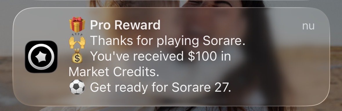 ChrisTolman22's tweet photo. Great surprise! Thanks @Sorare !

Excited for Sorare 27, so lets go!🔥 https://t.co/Sl4pjpyi6i