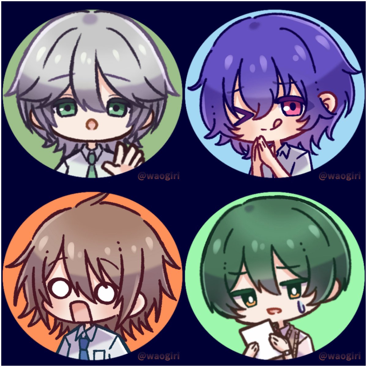 waogiri's tweet photo. スタンプサンプル用に描いた子たちのアイコン版

かわいいかも😚

#oc https://t.co/iz8nTCPIqv