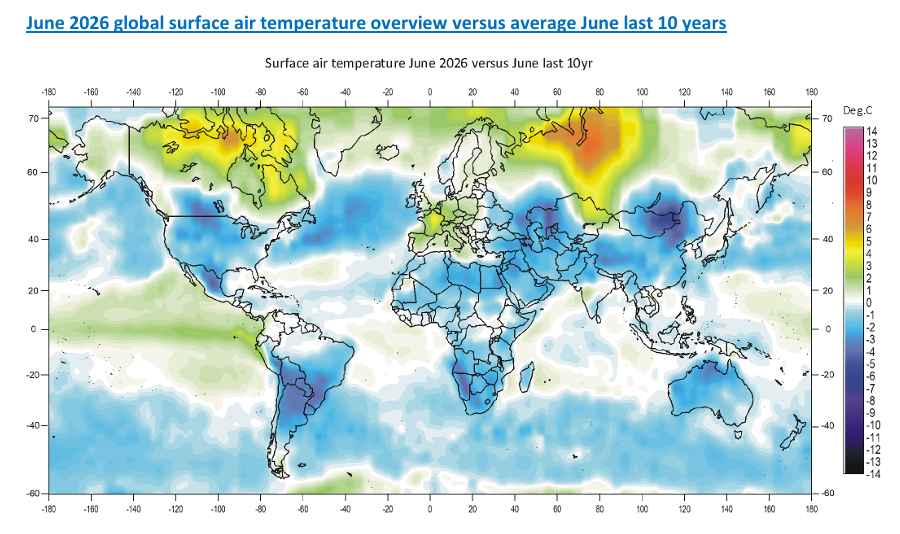 Canalcienciaym's tweet photo. El mes de junio más frío de la última década.

Datos destruyen el relato de @EUCouncil 
Hechos https://t.co/X5ilLRDyvV