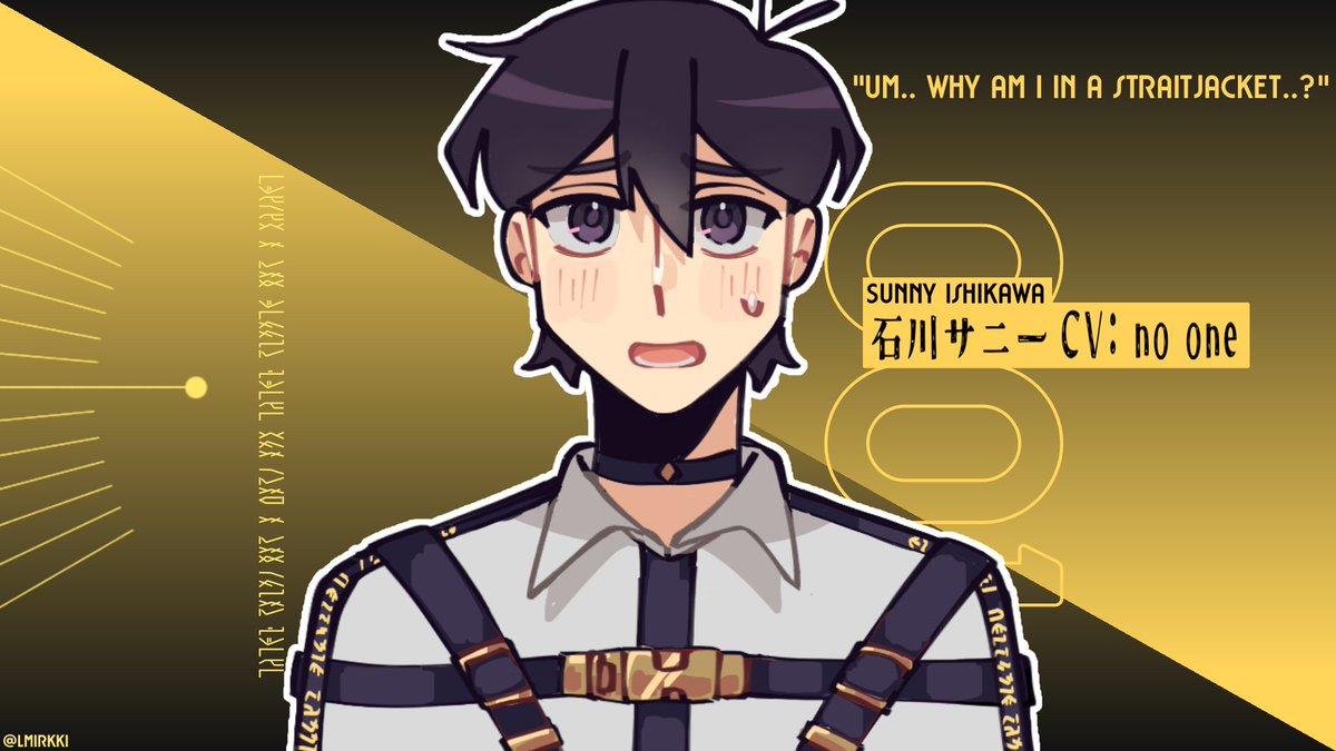 Lmirkki's tweet photo. Happy birthday Sunny omori!! 💛💛 Your gift will be one trip to PRISON. Sing your sins!

#OMORI #OMORIFANART https://t.co/gfebQpYrhr