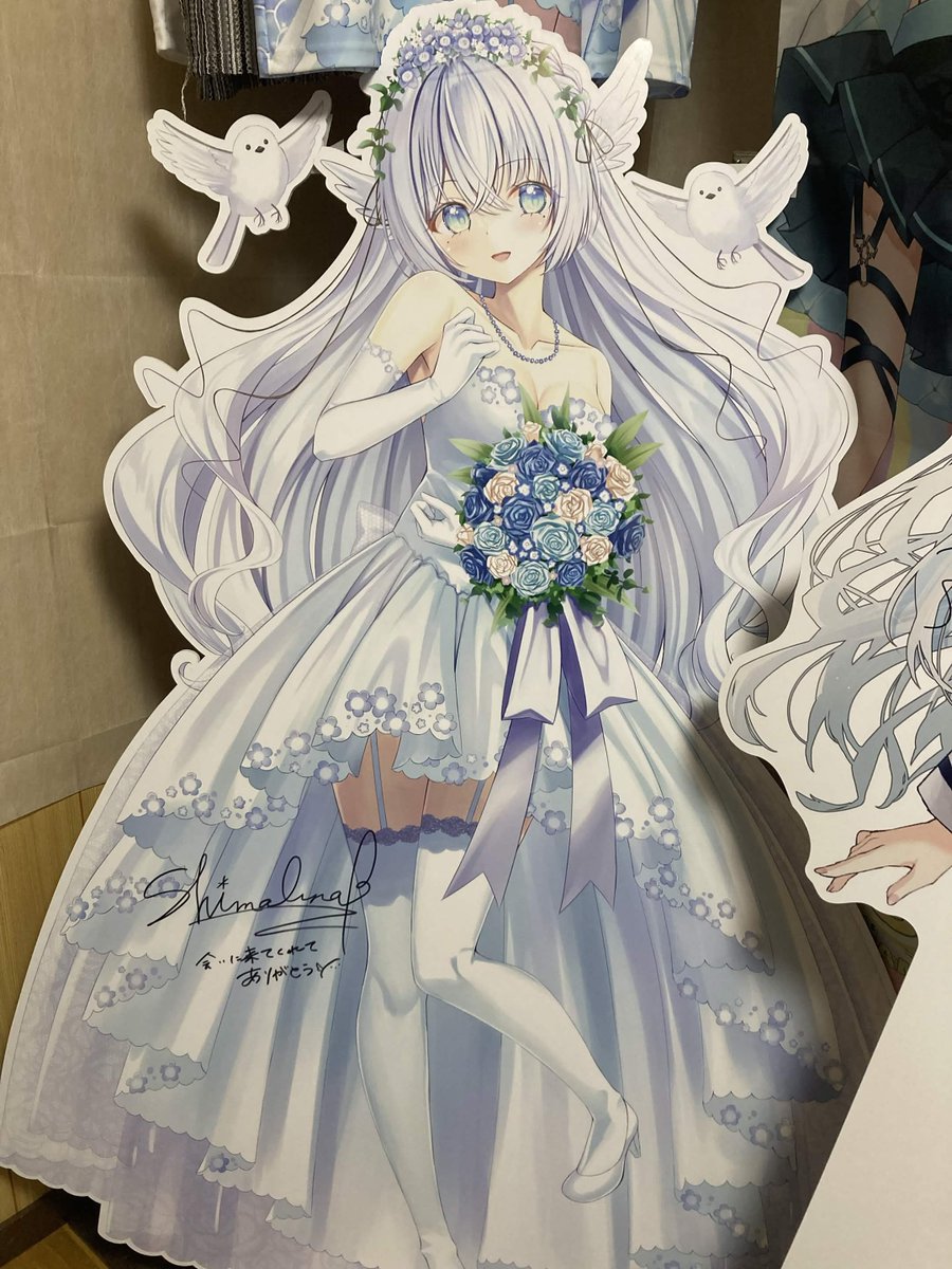 deepone5950's tweet photo. 💍 #VGFF -Wedding-　#シマナガエナ
ウェディングシマエナさんの直筆サイン入りスタンディパネルが届きました！
すばら！！！！！
いえええええええええええええええええええええい！
写真撮り放題だー！！！！
･:*+.\(( °ω° ))/.:+ https://t.co/9quYemdSIo