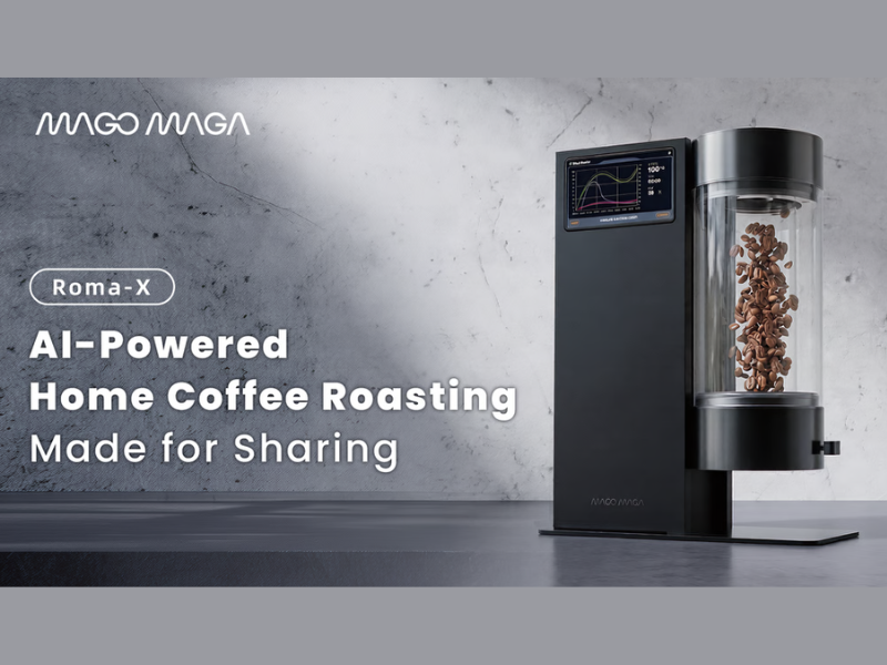 BRMupdates's tweet photo. Mago Maga is launching its third-generation AI home coffee roaster, Roma-X, on Kickstarter on July 23, 2026. This global campaign allows users to discover the product, share roast profiles, and connect.
https://t.co/suWsF9TFtO
#BRM #CoffeeRoaster #RomaX #MagoMaga #Kickstarter https://t.co/vh6BEOhfnL