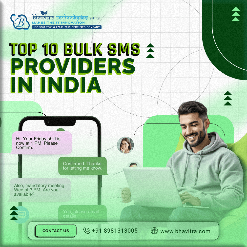 BHAVITRATECHNOL's tweet photo. Looking for the best Bulk SMS providers in India? 📲 Compare the top 10 platforms for high delivery rates, DLT compliance, SMS APIs
Read: https://t.co/7WFec9W73C
#BulkSMS #SMSMarketing #BusinessCommunication #SMSAPI #DigitalMarketing #IndiaBusiness #Bhavitra #MarketingTools https://t.co/d17aqKrUf1