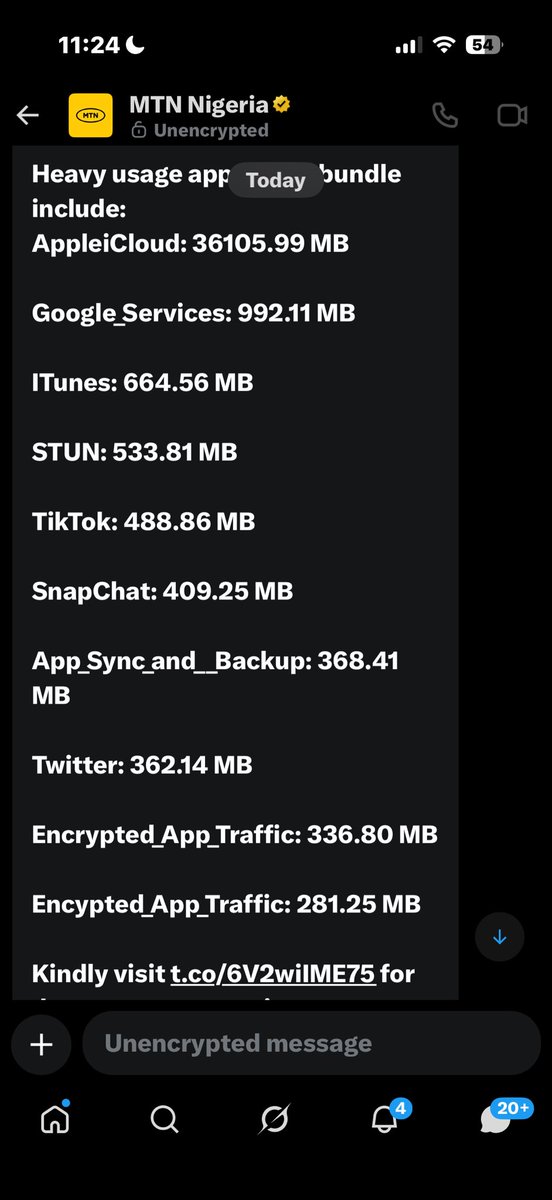 terrificprodigy's tweet photo. They said “iCloud” took 36,000mb from me overnight. 

Okay https://t.co/0Jsr9J24t4