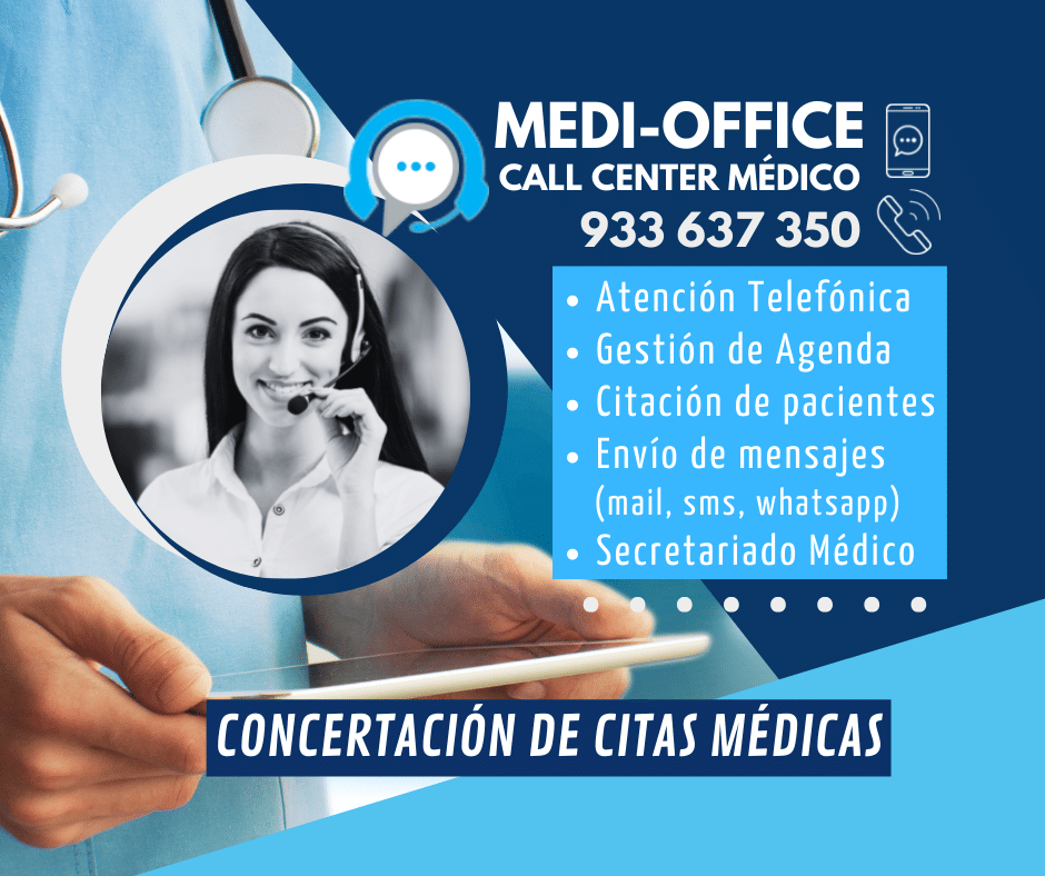 MEDI_OFFICE's tweet photo. CONCERTACIÓN DE CITAS MÉDICAS - https://t.co/dQfNZPdE3s
INFO: https://t.co/97bPriedCS

#AgendaMédicaOnLine #CallCenterMédico #GestiónDeCitasMédicas https://t.co/k1e3eEOxnD