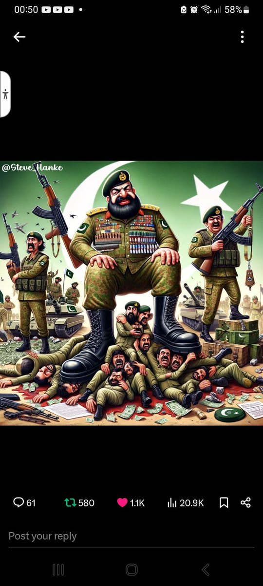 Kaiser20202's tweet photo. @ArmyChiefofPK The most hated criminal and corrupt army in the world https://t.co/GvX7JK6syU