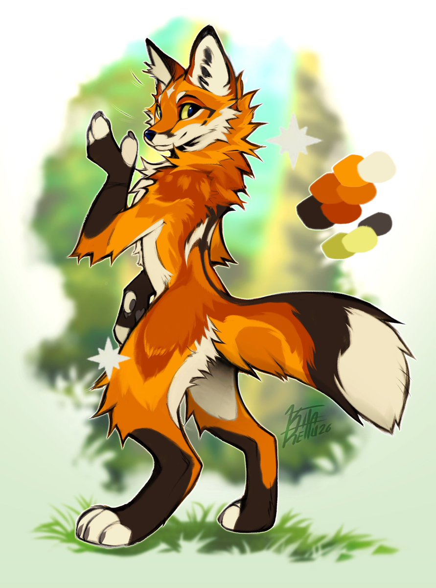 KitaKettu's tweet photo. 🌾 Summer Solace 🌾
The sun is high, and so is the spirit of this fox trotting through the lush pastoral~
SB: 150€ 🔸 MI: 20€ 🔸  AB: 980€

• DM me to bid!
• Winner gets full res, and rights to the design!
• Ends 48 hrs after latest bid! ⏳ https://t.co/uCP8ioQ2J4
