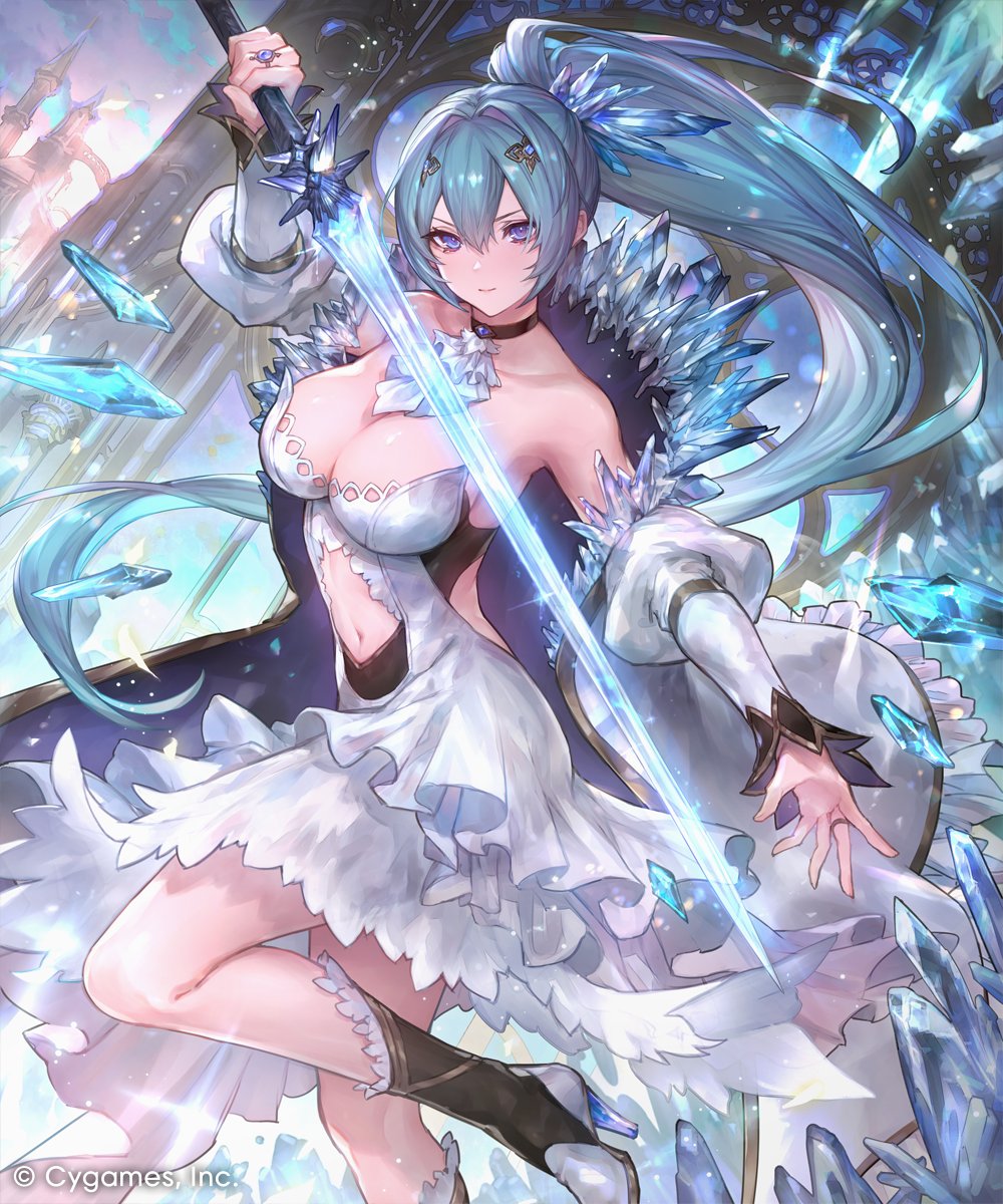 _ellnun_'s tweet photo. Shadowverse: Worlds Beyondにて「ソードクリスタリア・イヴ」を描かせていただきました！ https://t.co/3I6qQmHMRh