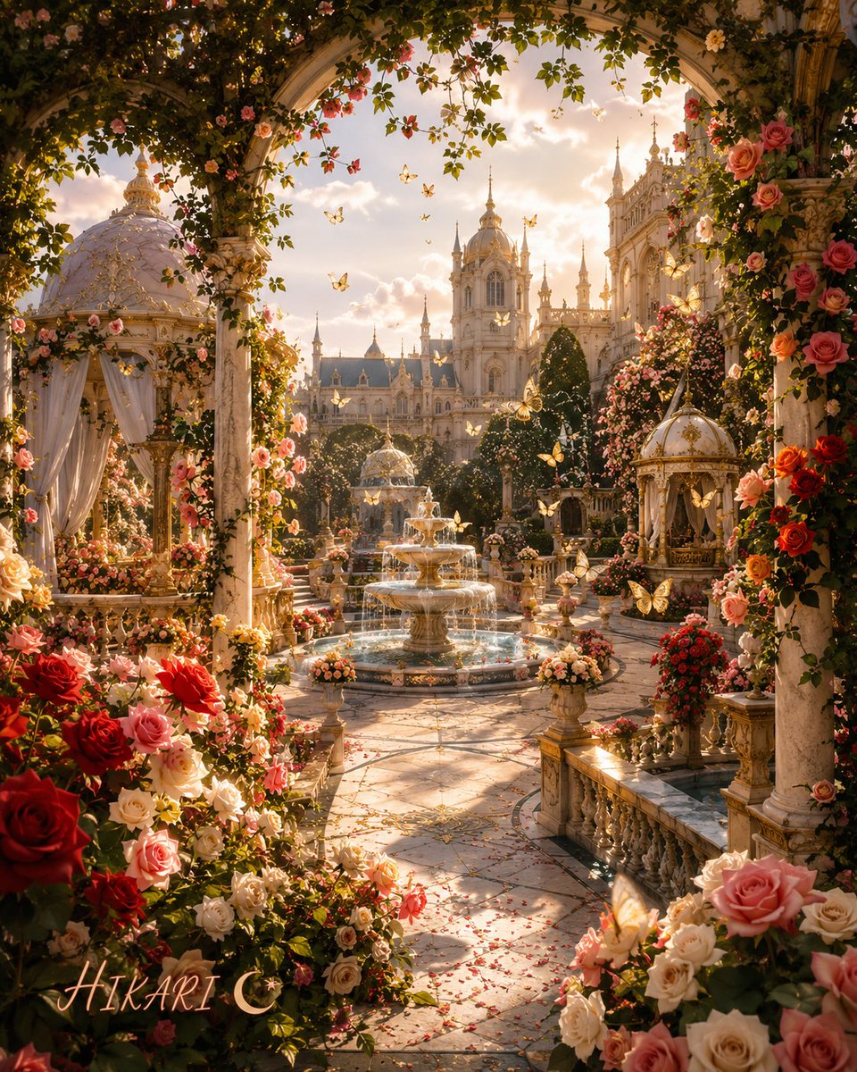HikariCale's tweet photo. 🌿 Secret Gardens Hidden Within Royal Palaces

Step into four breathtaking royal sanctuaries where moonlit ponds, blooming flowers, elegant pavilions, cascading waterfalls, and timeless palace gardens create a magical escape fit for royalty. ✨🌸

#SecretGarden #FantasyAesthetic https://t.co/gijLBBMtO8