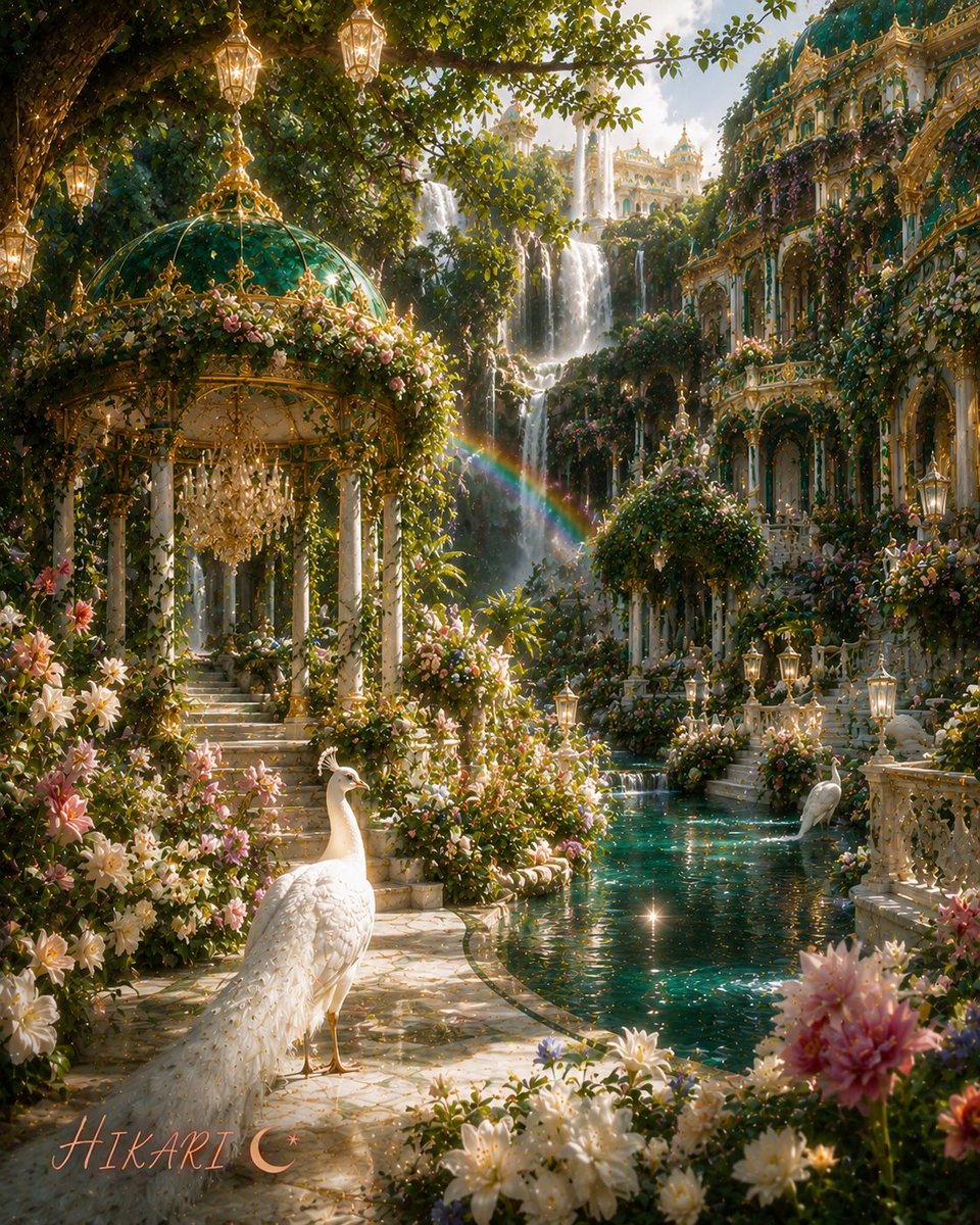 HikariCale's tweet photo. 🌿 Secret Gardens Hidden Within Royal Palaces

Step into four breathtaking royal sanctuaries where moonlit ponds, blooming flowers, elegant pavilions, cascading waterfalls, and timeless palace gardens create a magical escape fit for royalty. ✨🌸

#SecretGarden #FantasyAesthetic https://t.co/gijLBBMtO8