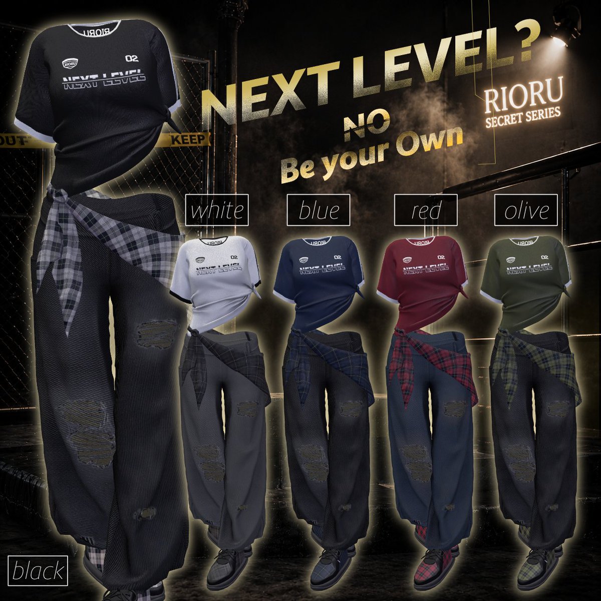 RIORU_BOOTH's tweet photo. 🎉 発売記念 RTキャンペーン 🎉

NEXT LEVEL?【21アバター対応】
https://t.co/2Wz5LzEJDl

誰かの"NEXT LEVEL"を追いかけなくていい。
今のあなたのままで、一歩ずつ進めばいい。
そのまま、前へ。

📅 発売日
7/23 18:00

🎁 RTキャンペーン開催！
抽選で3名様にコンプリートパック【FULLSET】
NEXT LEVEL?【21アバター対応】 をプレゼント！

▼応募方法
✅ @RIORU_BOOTH をフォロー
✅ この投稿をRP（リポスト）

🗓 応募期間
7/21 ～ 7/23
当選者には後日DMにてご連絡いたします。

#VRChat