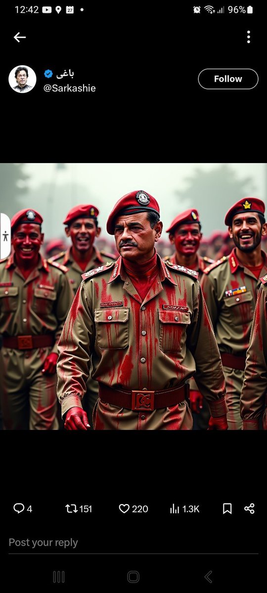 Kaiser20202's tweet photo. @ArmyChiefofPK The most hated criminal and corrupt army in the world https://t.co/kP9yAphYBv