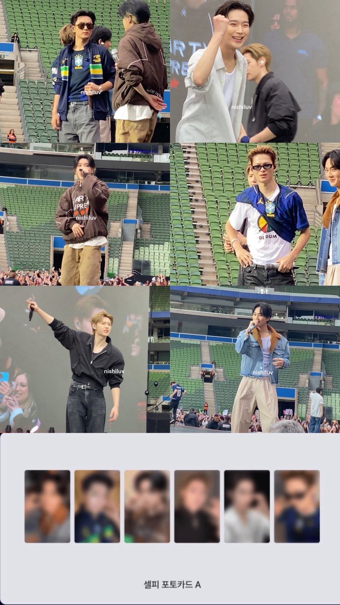 UpdateKBoys's tweet photo. SÃO BRASILEIROS MESMO! 🇧🇷🤍 O ENHYPEN em novo set de photocards com as roupas usadas pelos membros no Brasil! https://t.co/gzt1vWoCjO
